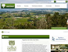 Tablet Screenshot of concellodemeano.com